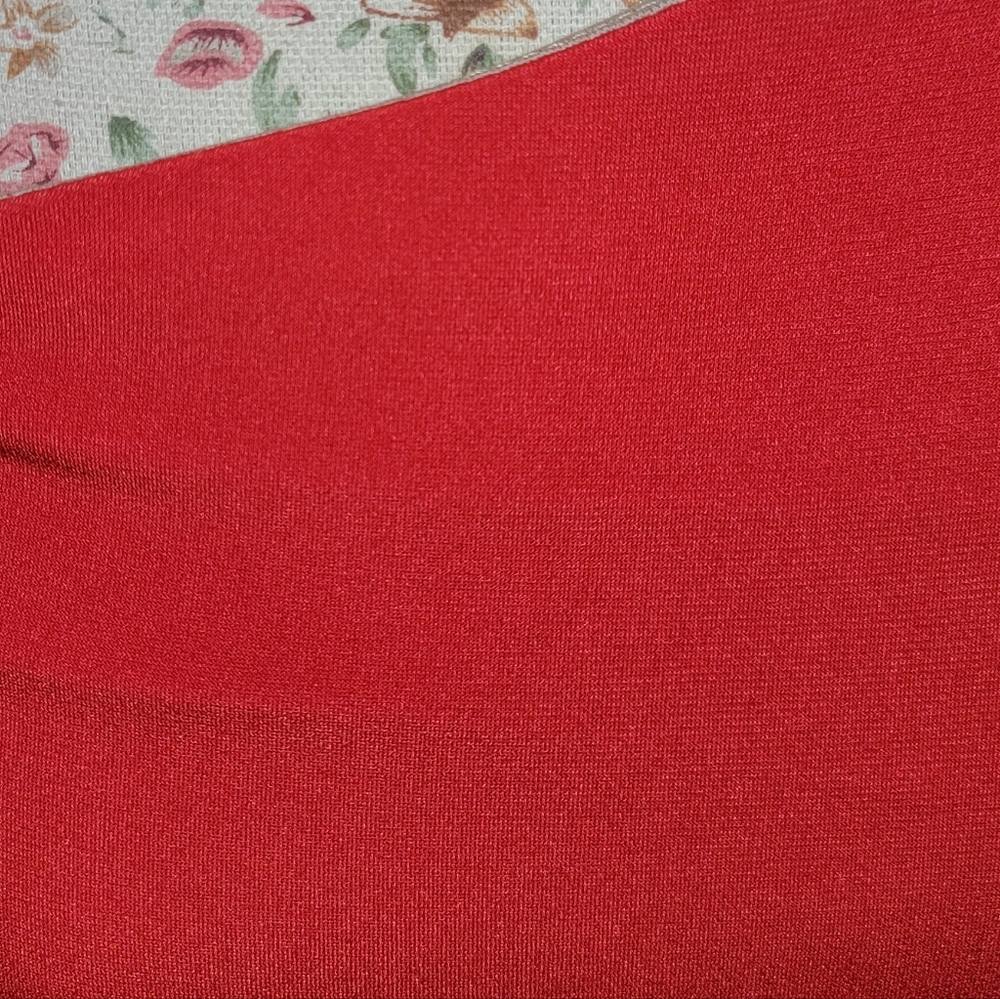 Trina Turk Vibrant Red One-Shoulder Dress Size Small - Picture 4 of 5